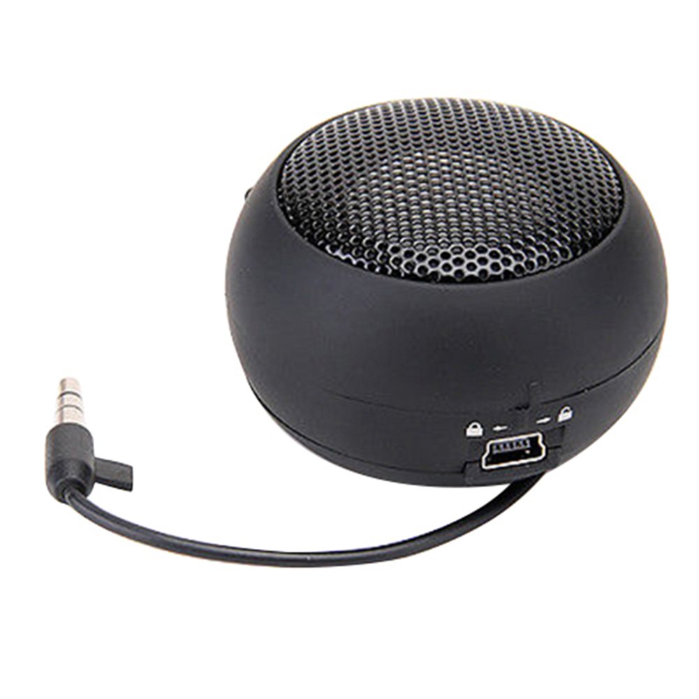 Portable Mini Bluetooth Speaker for iPhone iPad Laptop Tablet - Wireless Hamburger-Shaped Speaker with Enhanced Bass (Black) | Perfect for Outdoor Picnics, Beach Parties & Home Entertainment