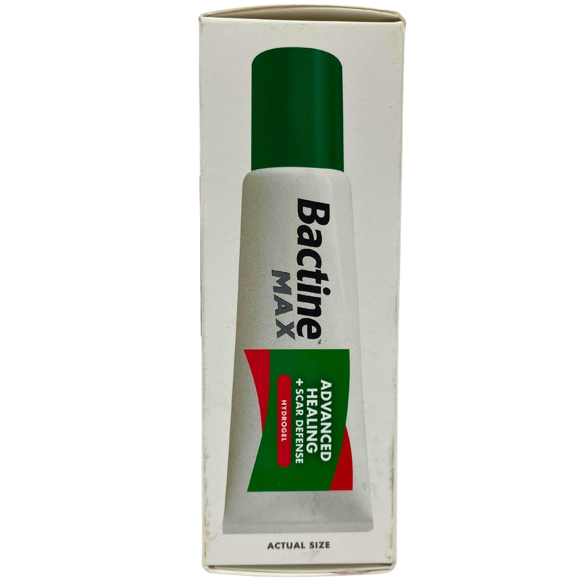 Bactine Max Advanced Healing + Scar Defense Hydrogel - No Sting, Dries in Seconds (34 Pcs) - First Aid for Cuts, Burns & Minor Wounds - Ideal for Home, Office & Travel Kits