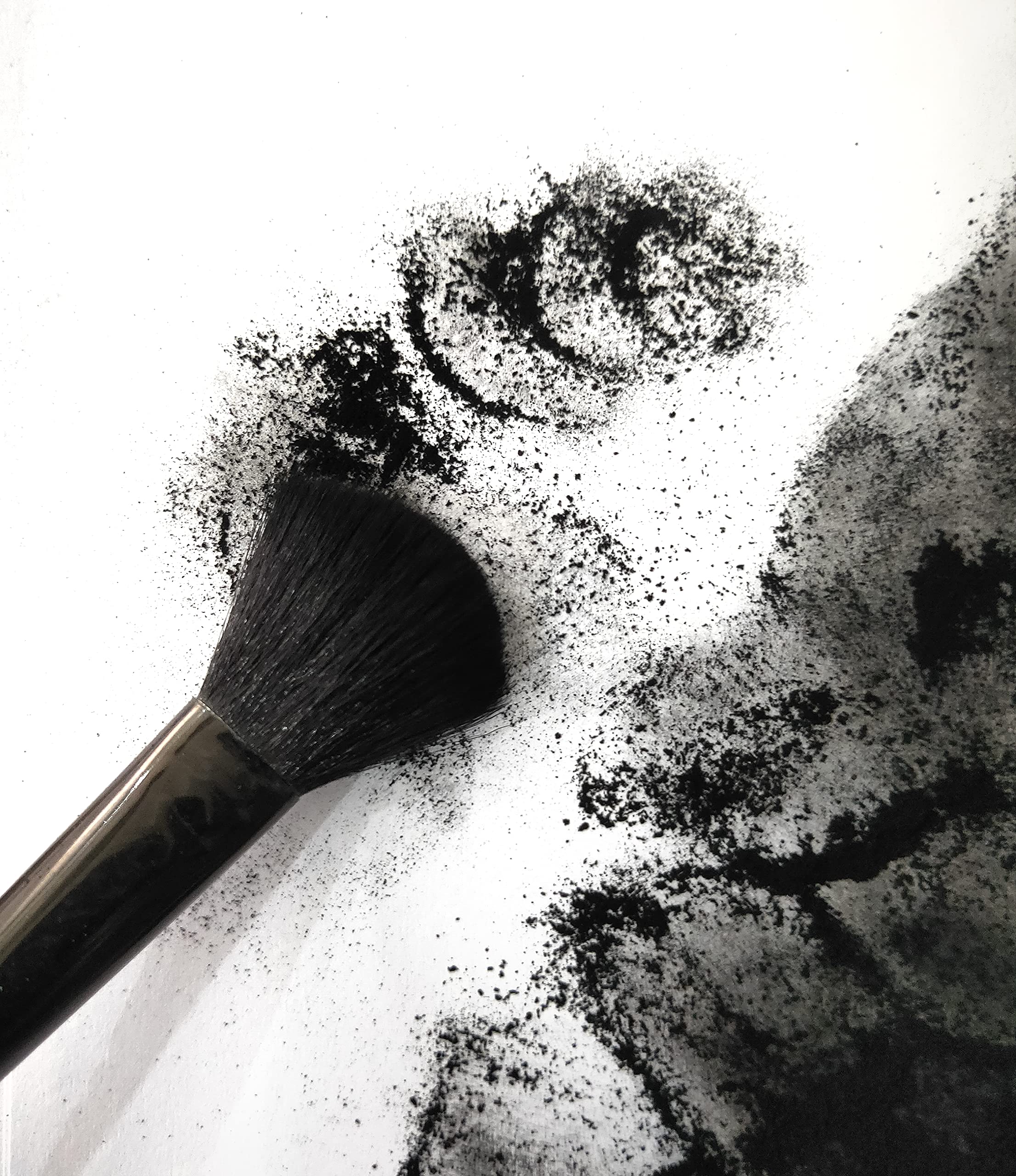 Premium Charcoal Blending Brush for Artists - Soft Bristle Drawing Tool for Charcoal, Pastels & Graphite - Professional Black & Grey Blending Brush (Pack of 1) - Ideal for Sketching, Shading & Art Projects