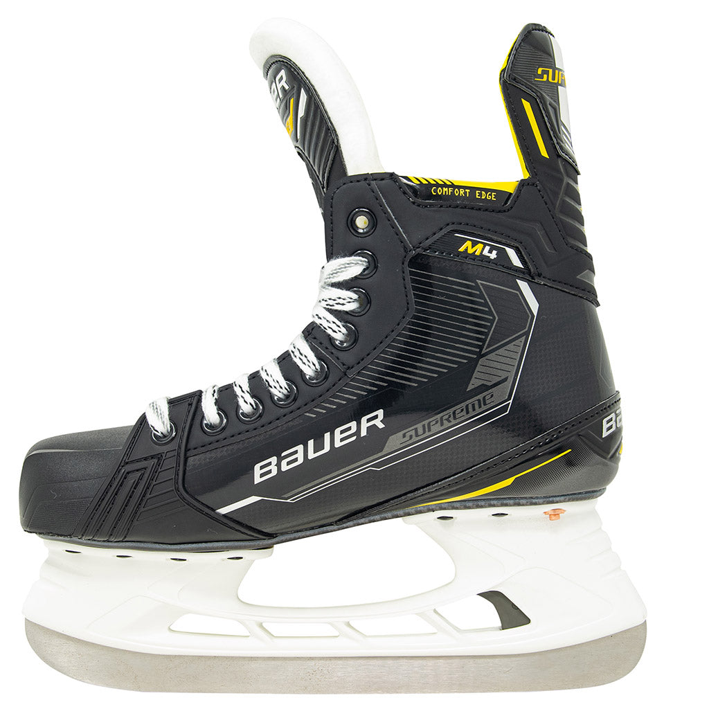 Bauer Supreme M4 Intermediate Ice Hockey Skates - High-Performance Skates for Youth & Teen Players - Perfect for Competitive Games & Practice Sessions
