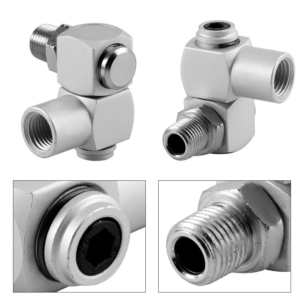 High-Quality Aluminum Air Hose Adapter & Connector Kit - Easy to Install Air Compressor Fittings for Pneumatic Tools, DIY Projects & Home Workshops