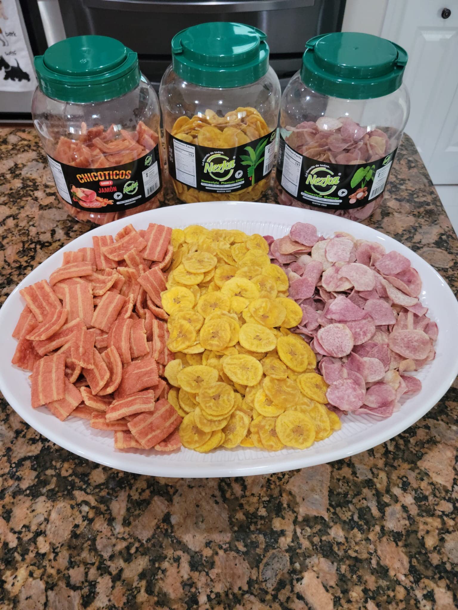 Nezka Lightly Salted Plantain Chips - Gluten Free, Vegan, Non-GMO Healthy Snacks - Crunchy Plantain Slices - 28 Oz Bag - Perfect for Parties, School Lunches & On-the-Go Snacking