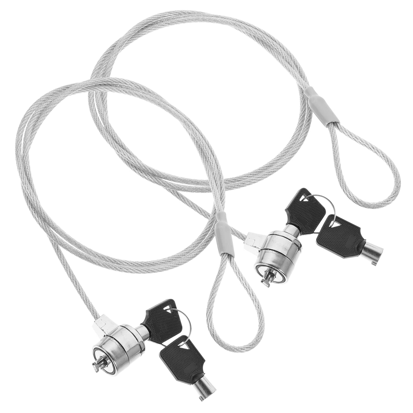 NOLITOY 2-Pack Laptop Security Cable Lock Kit - Anti-Theft Notebook Lock for MacBook, Dell, HP & More - Perfect for Offices, Libraries, Schools & Public Spaces