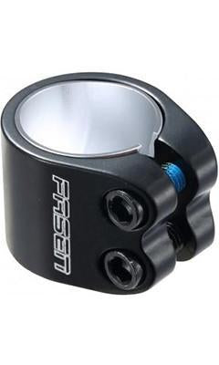 Fasen 2 Bolt Clamp Black - Heavy Duty Stainless Steel Hose Clamp for Automotive, Plumbing & Industrial Use - Perfect for Pipe Repair, Water Hose & Air Duct Connections