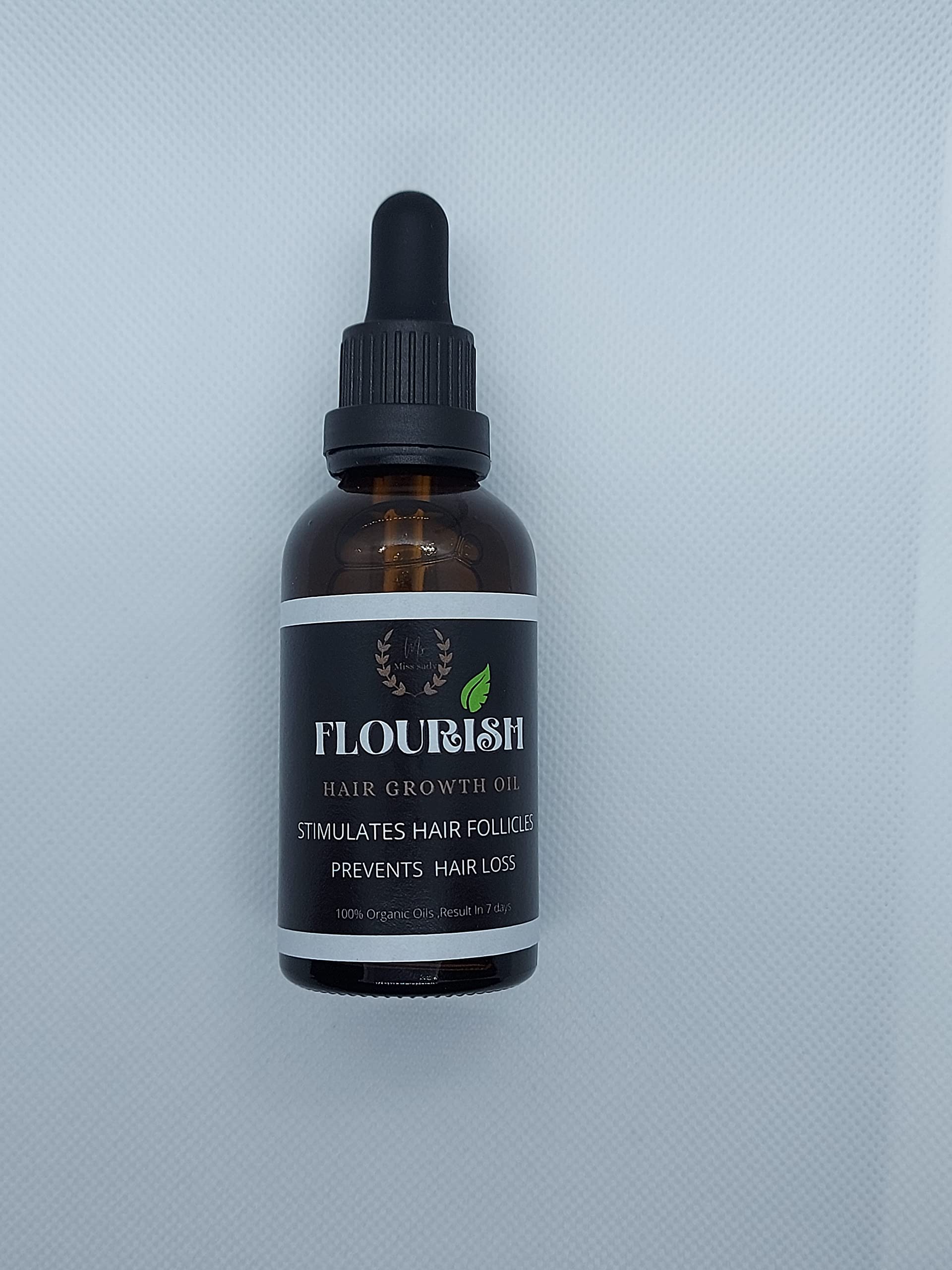 FLOURIS Hair Growth Oil - Natural Scalp Treatment for Thicker, Longer Hair | Best for Hair Loss Prevention & Healthy Hair Care