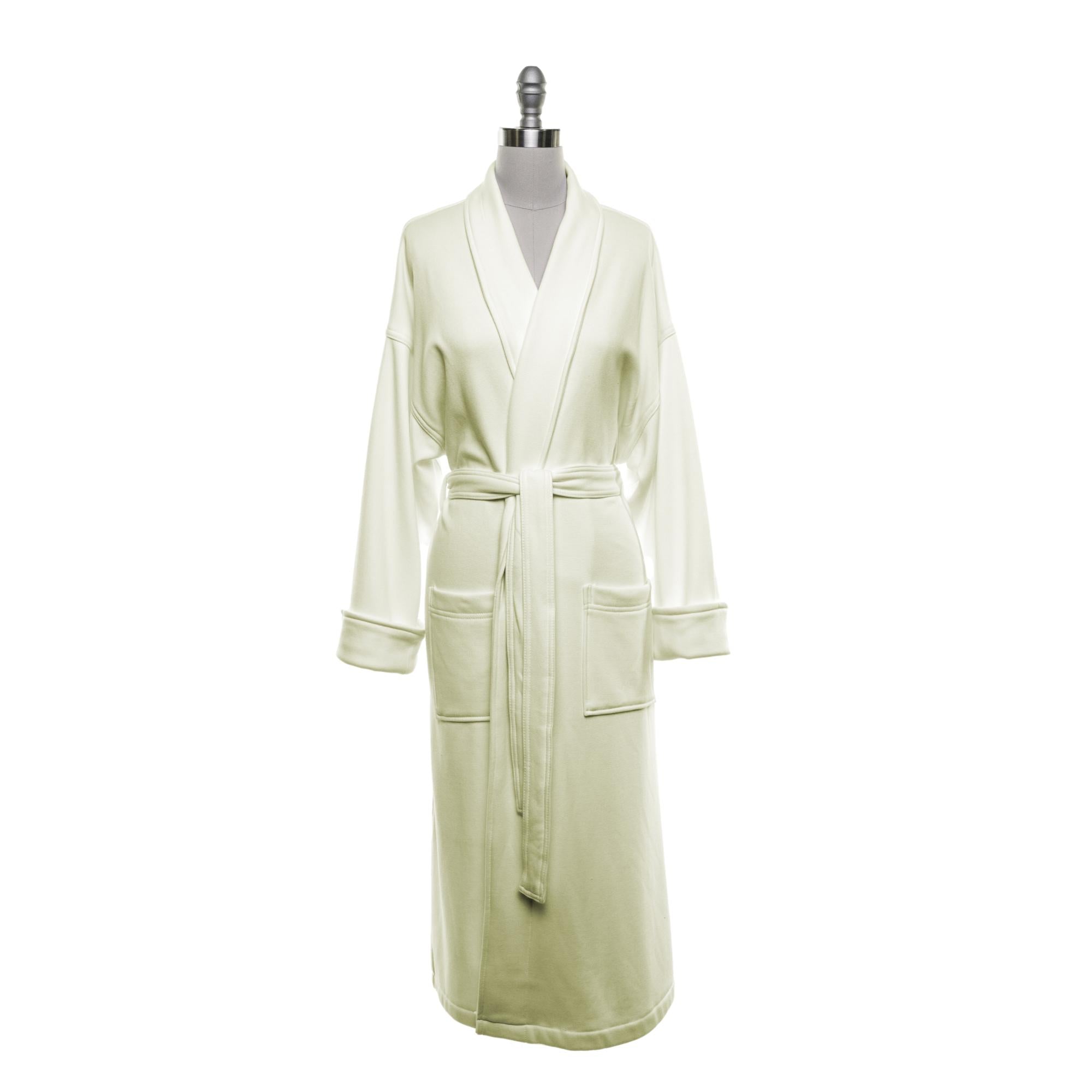 Boca Terry Shawl Collar Jersey Robe for Women & Men - Soft Cotton Bathrobe with Pockets - One Size Fits Most (OSFM) - Perfect for Spa, Lounge & Relaxation at Home