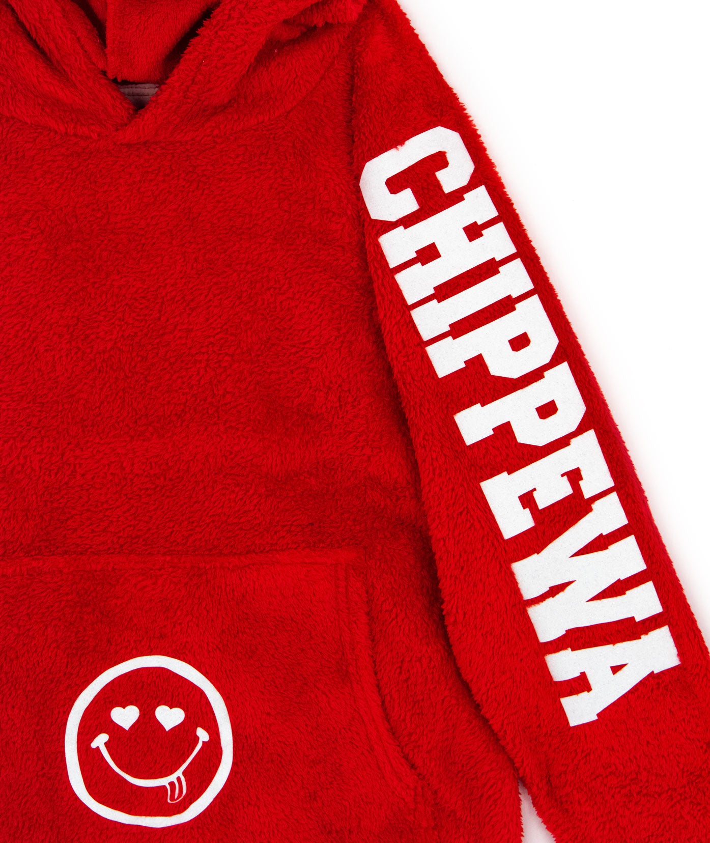 Heart Eye Smiley Hoodie - Trendy Unisex Pullover Sweatshirt for Casual Wear, Street Style & Gifts | Camp Name Collection