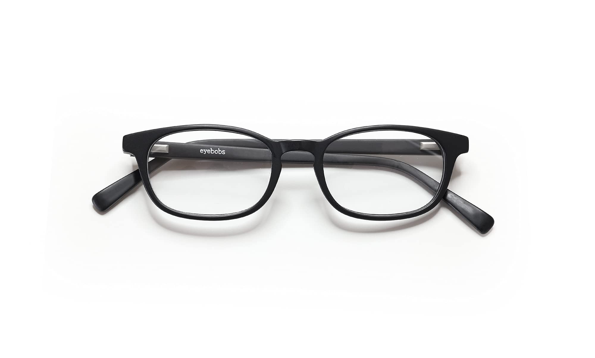 Premium Reading Glasses for Men & Women | Eyebobs On Board Rectangle Frame for Average Faces | 0.0x to 4.0x Strength | Perfect for Office, Reading & Computer Use