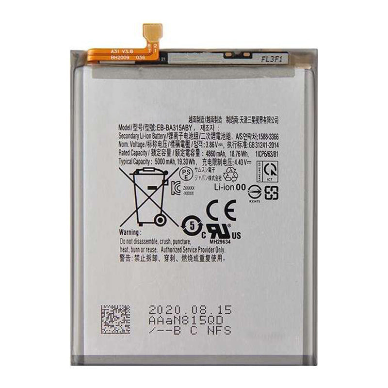 Premium Samsung Galaxy A31/A32/A22 4G Replacement Battery - EB BA315ABY | High-Quality OEM Compatible Battery for Extended Performance | Perfect for DIY Phone Repairs & Battery Upgrades