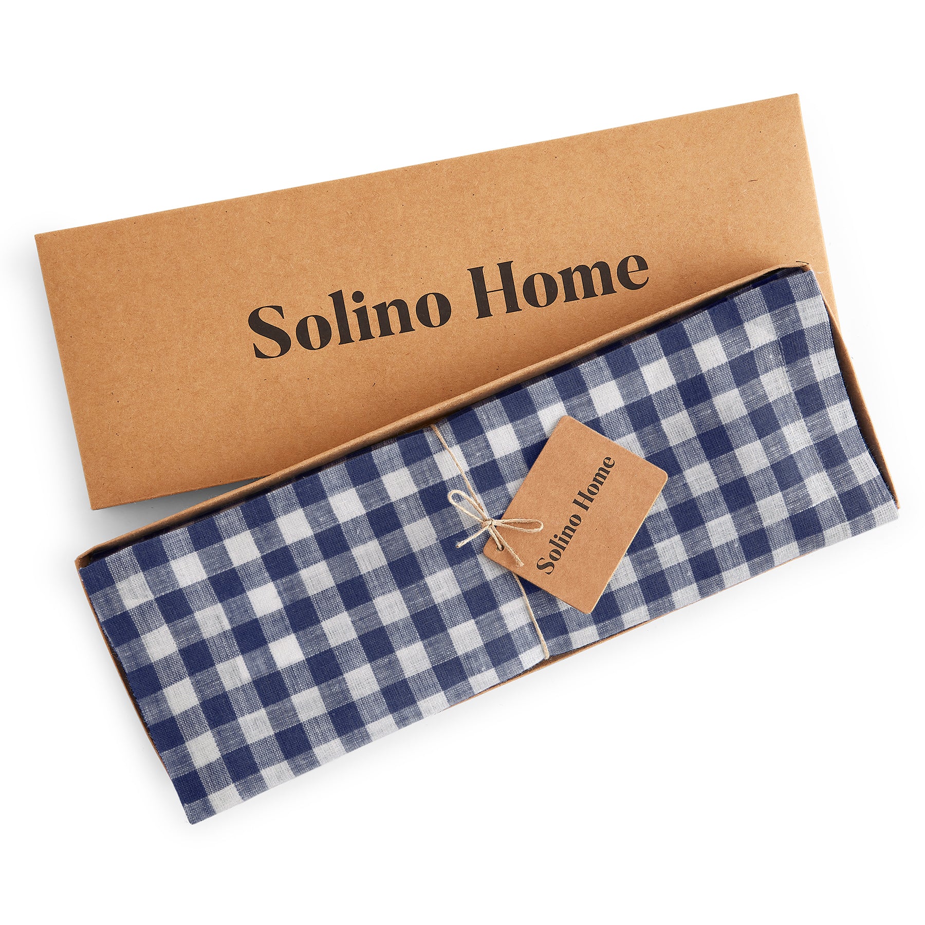 Stylish Gingham Placemats Set of 4 - Cotton Table Mats for Dining Room Decor, Kitchen Table Setting & Picnic Accessories