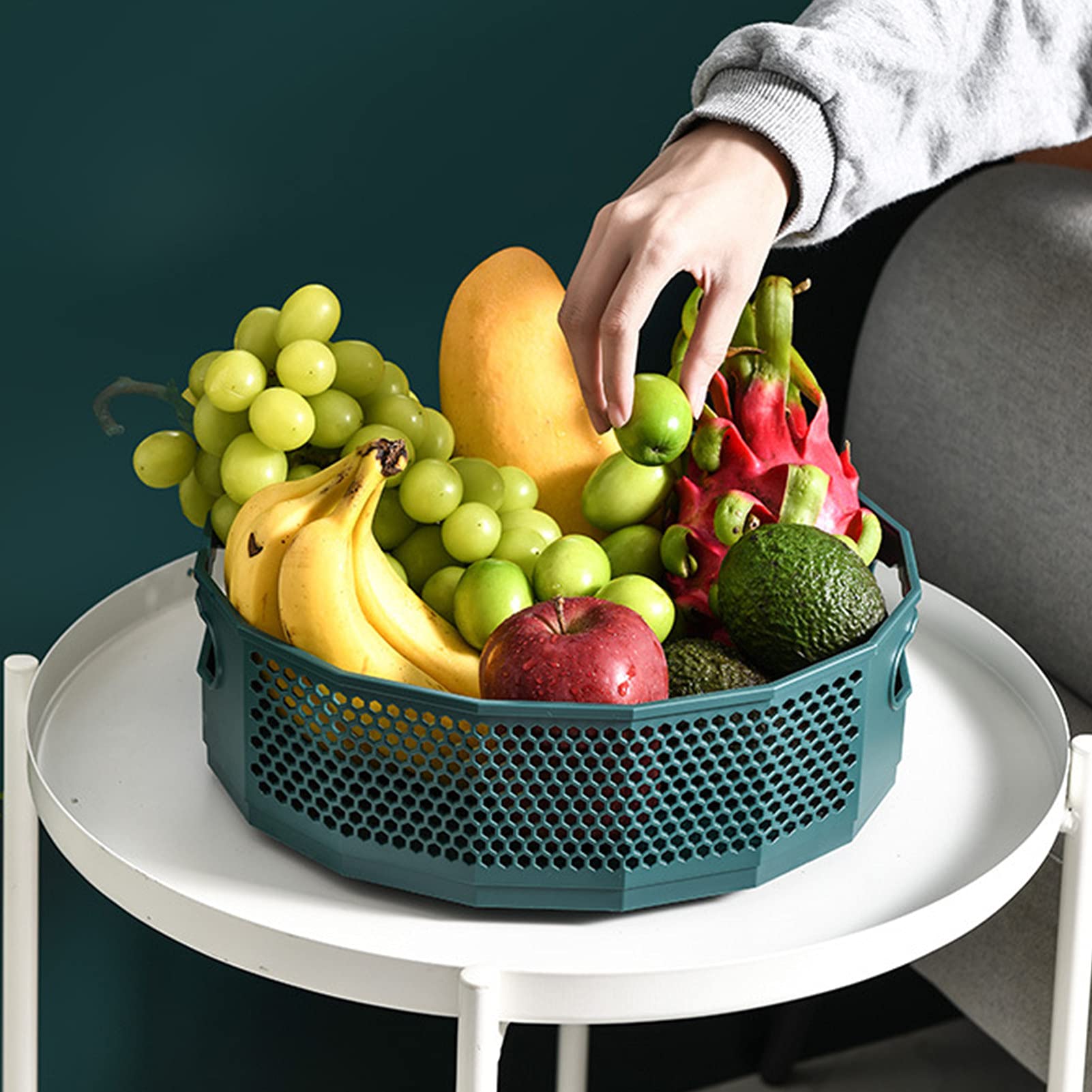 Multi-Purpose Kitchen Storage Tray - Spice Jar Organizer & Food Snack Container for Pantry, Countertop, and Cabinet Organization | Perfect for Meal Prep and Home Organization