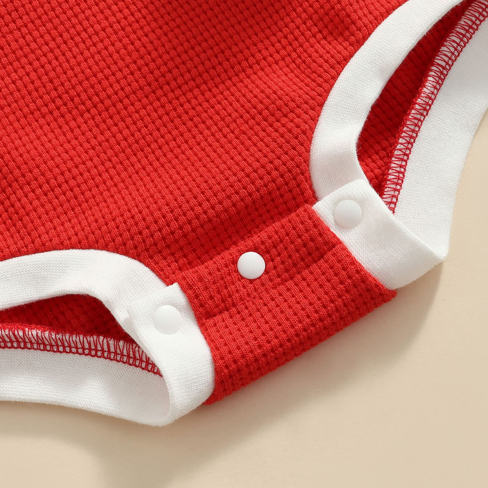 Christmas Baby Outfit for Boys & Girls - Newborn Santa Romper Jumpsuit with Long Sleeves | Perfect for Holiday Photos, Family Gatherings & Festive Celebrations