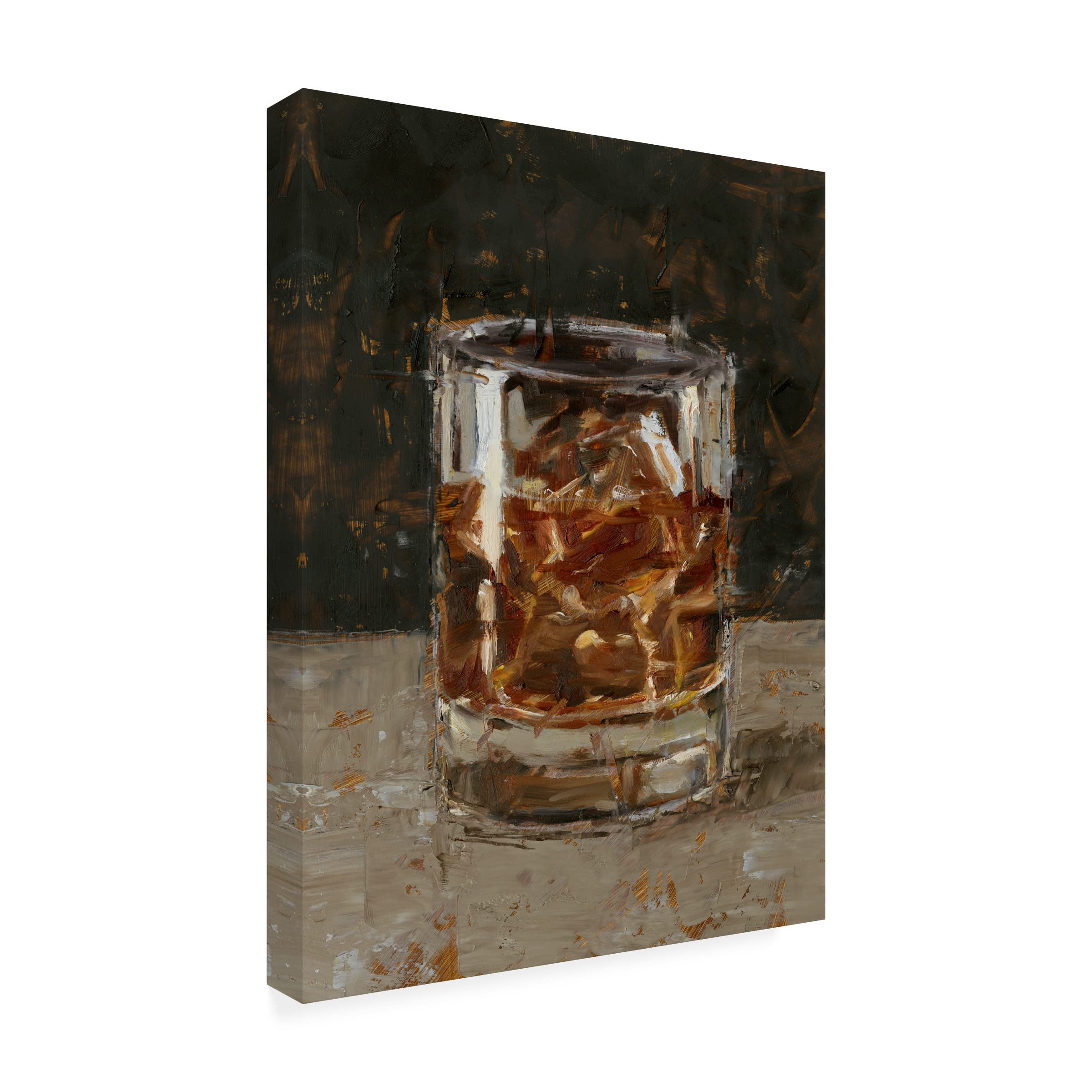 Trademark Fine Art 'The Hard Stuff I' Canvas Wall Art by Ethan Harper - 35x47 Inches, Modern Home Decor for Living Room, Bedroom & Office