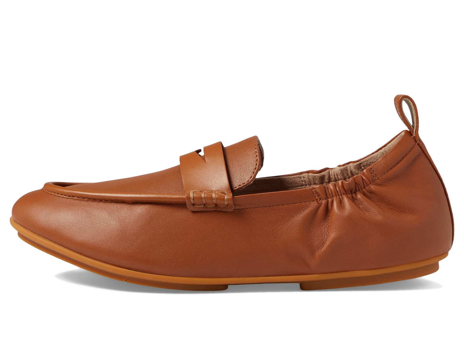 FitFlop Allegro Leather Penny Loafers for Women - Comfortable Slip-On Shoes with Arch Support - Perfect for Work, Travel & Everyday Wear