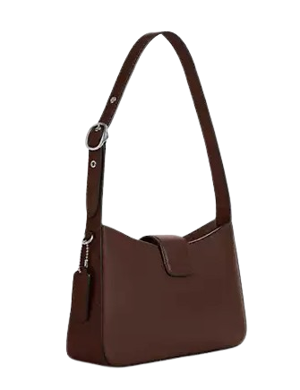 Coach Eliza Shoulder Bag with Zipper Closure - Stylish Leather Crossbody Purse for Women | Perfect for Work, Travel & Everyday Use
