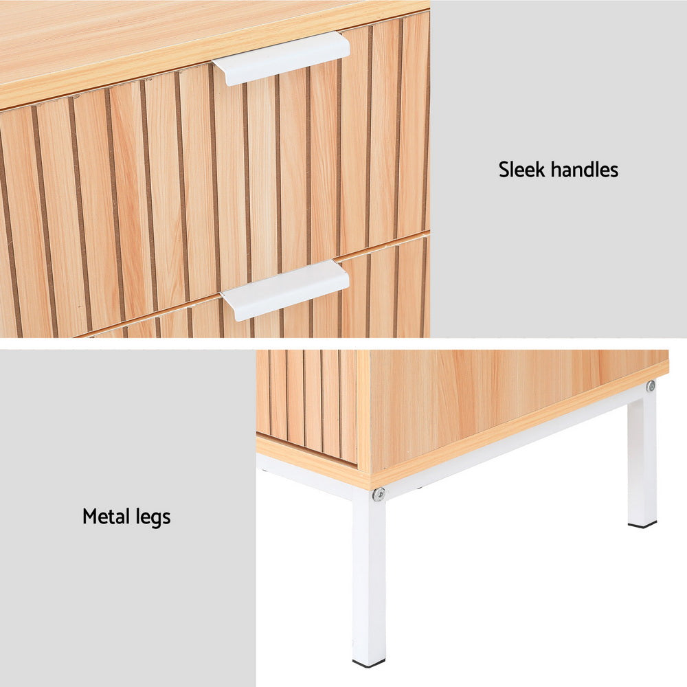 LURA Pine 3-Drawer Chest - Solid Wood Dresser for Bedroom, Living Room & Office Storage - Perfect for Organizing Clothes, Linens & Home Essentials