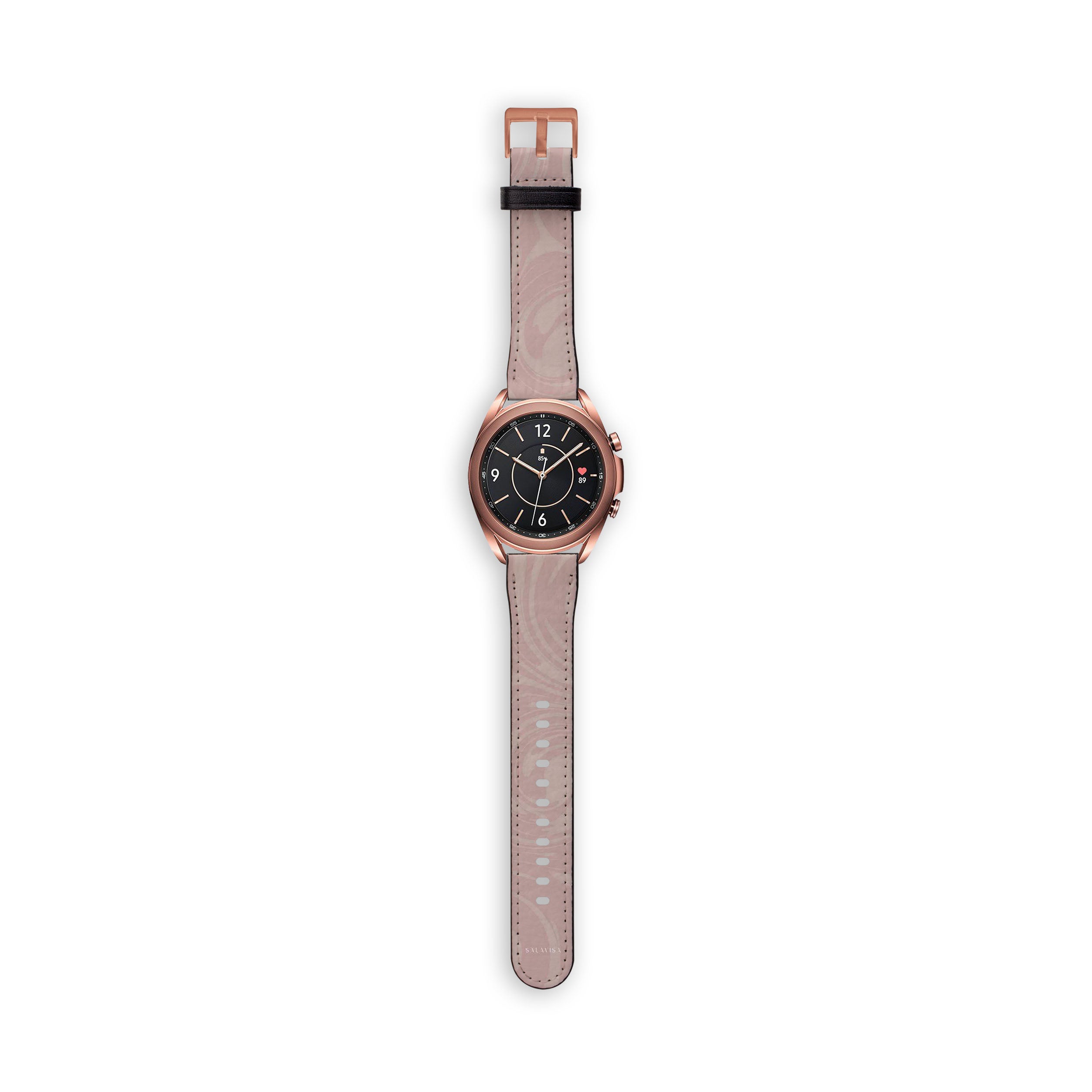 Pink Swirl Galaxy Watch Band for Samsung Galaxy Watch - Stylish & Comfortable Replacement Strap for Women & Men - Perfect for Workouts, Running & Everyday Wear