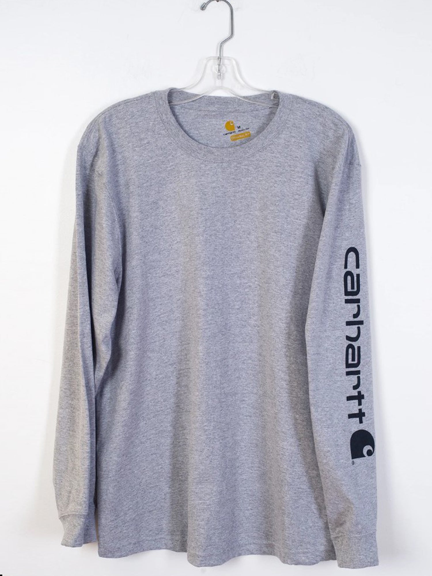 Carhartt Signature Long Sleeve T-Shirt for Men & Women | Durable Cotton Work Shirt | Comfortable Casual Wear for Construction, Outdoor & Everyday Use | Clearance Sale