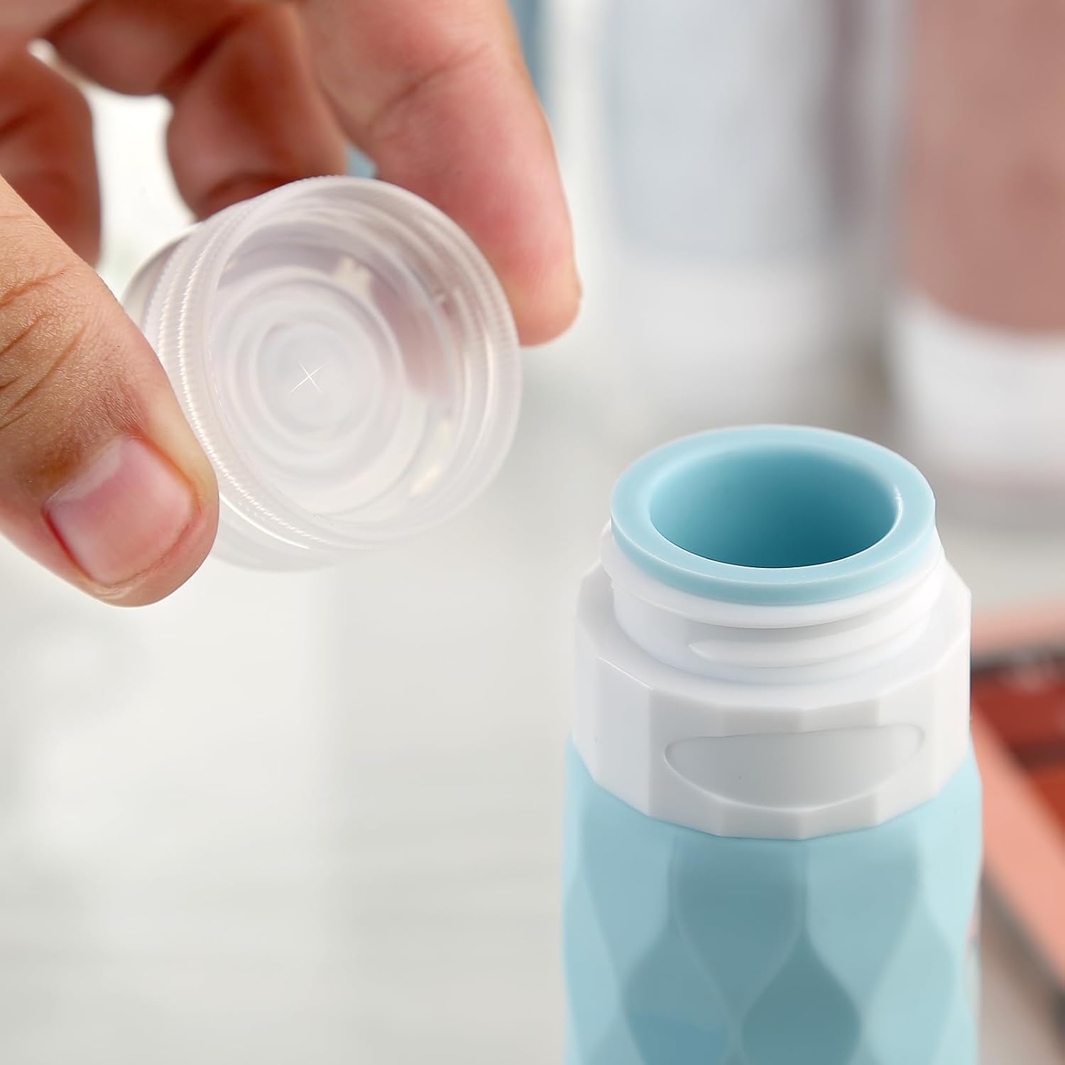 2-Piece 90ml Travel Bottles for Toiletries - BPA Free, Leak Proof & Squeezable Travel Size Containers - Perfect for Shampoo, Conditioner & Lotion - Ideal for Air Travel, Gym & Vacation Accessories