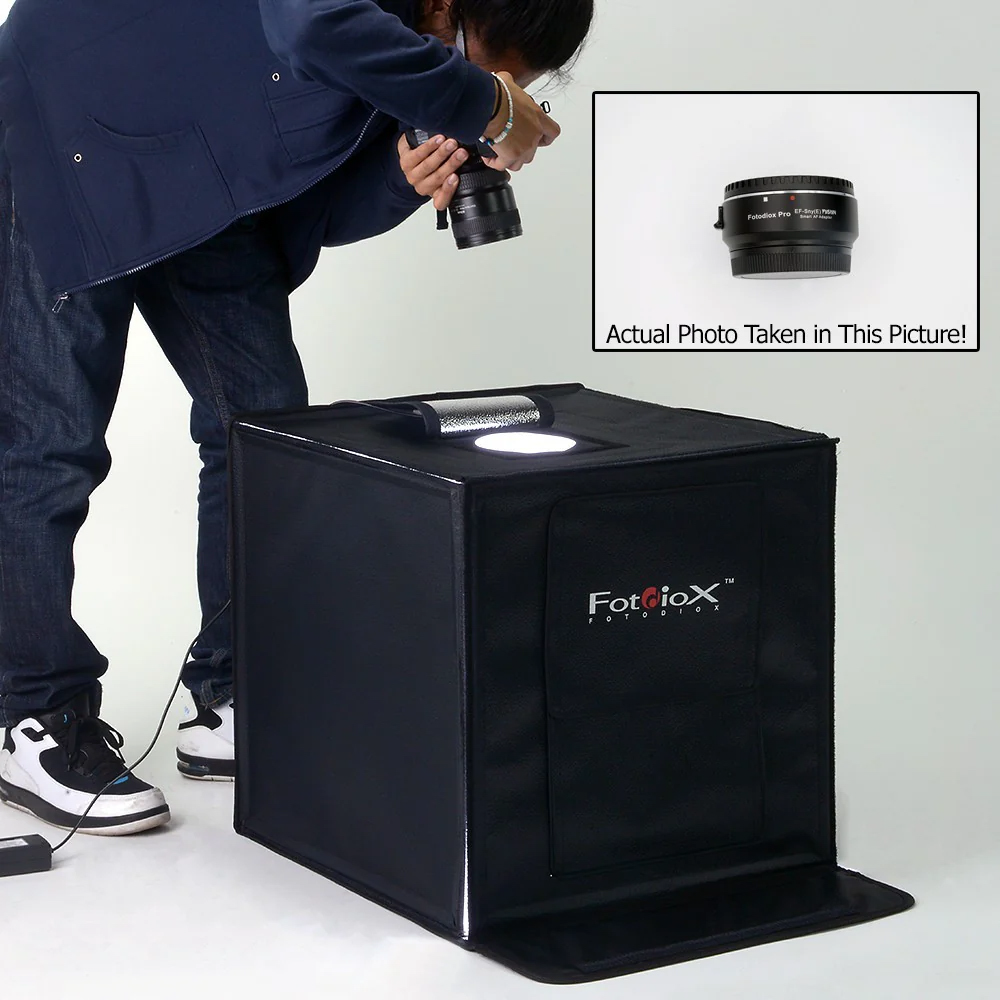 Fotodiox Pro LED Studio in a Box 24x24 - Professional Photography Lighting Kit for Portraits, Product Shoots & YouTube Videos - Perfect for Home Studios, Content Creators & Small Businesses