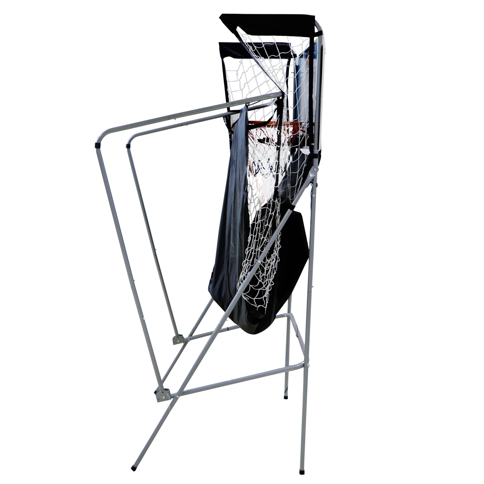 Electronic Dual Shot Basketball Arcade Game - Indoor/Outdoor Foldable Hoop with LED Scoreboard & 4 Balls - Perfect for Home, Family Entertainment Centers & Restaurants | Fun for Parties, Game Rooms & Backyard Play