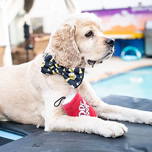 Huxley & Kent Squeaky Plush Dog Toy for Small Dogs - Funny & Cute Interactive Pet Chew Toy with Squeaker - Perfect for Playtime, Training & Cuddling | H&K Power Plush Dr Pooper Dog Toy