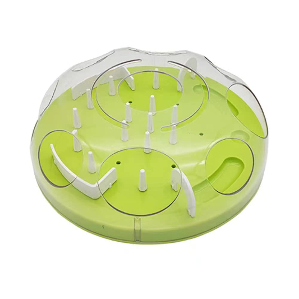 Interactive Puzzle Cat Feeder - Slow Feeder & Treat Maze Toy for Indoor Cats - Stimulate Hunting Instincts & Prevent Overeating - Perfect for Boredom Relief & Mealtime Enrichment