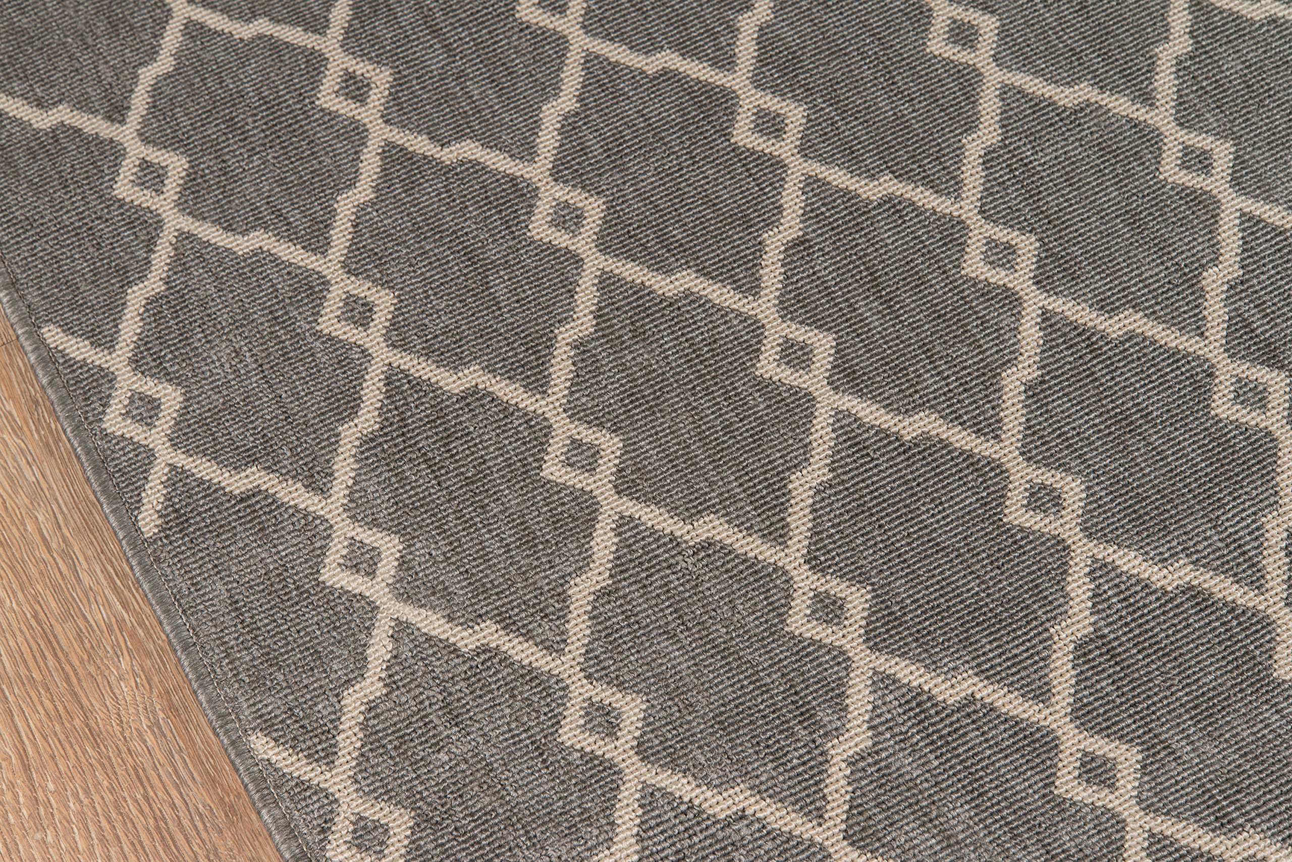 Momeni Baja Collection Contemporary Indoor Outdoor Area Rug - Easy to Clean, UV Protected & Fade Resistant - 3'11