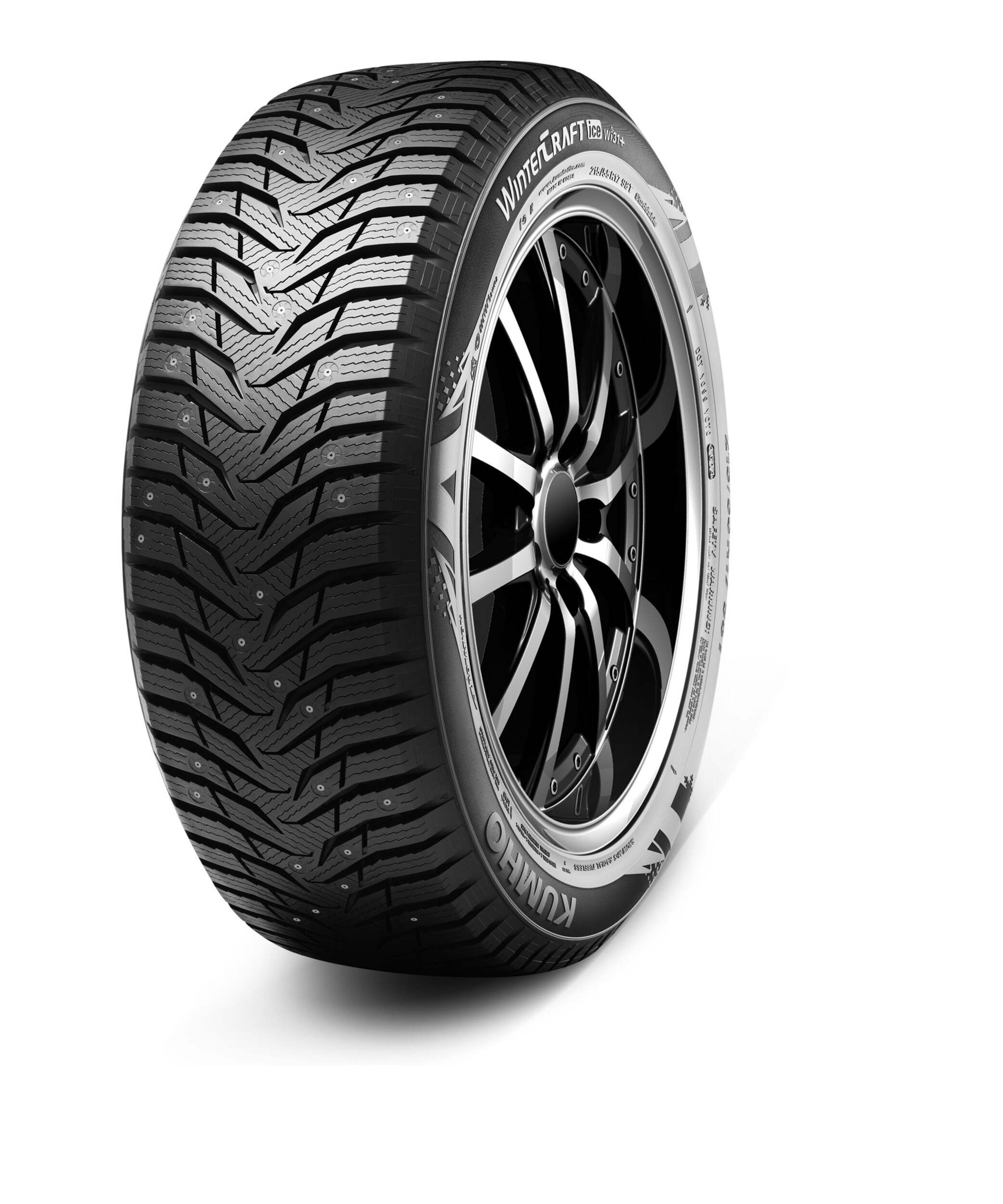 Kumho WinterCraft Ice Wi31+ 185/60R14 82T Winter Tires - Premium Snow & Ice Traction for Cars, SUVs & Light Trucks - Ideal for Harsh Winter Driving Conditions