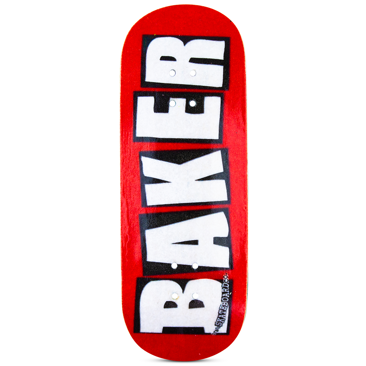Baker Fingerboard Deck - Mini Skateboard Training Tool for Finger Tricks & Skate Practice - Perfect for Indoor Skateboarding & Skill Development