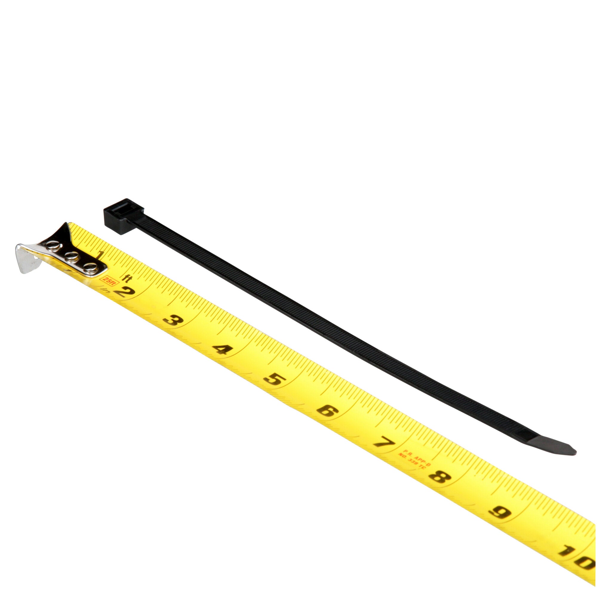 3M CT8BK120 Black Nylon Cable Ties 8-Inch 120-Piece Pack - Heavy Duty Wire Ties for Organizing Cords, Wires, and Cables in Home, Office, and Workshop