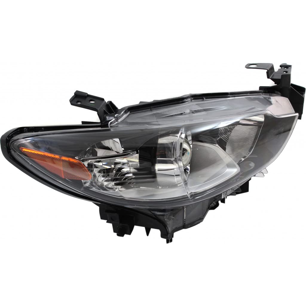 2014-2017 Mazda 6 Passenger Side Headlight Assembly - CAPA Certified Replacement for MA2519160/MA2519160C (Part# 615343515748, GJR9510K0C) - Perfect for Night Driving & Vehicle Safety Upgrades