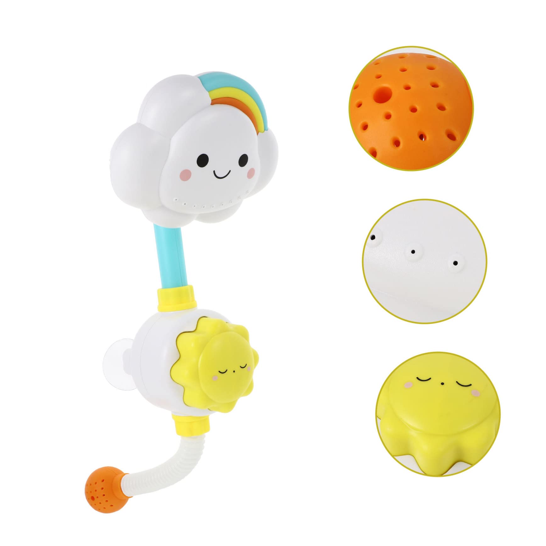 **DRESSOOS Kids Bath Toys - Fun Shower Head Water Squirters for Bathtub Play, Safe Plastic Toddler Bath Time Accessories - Perfect for Sensory Play & Learning Water Skills**