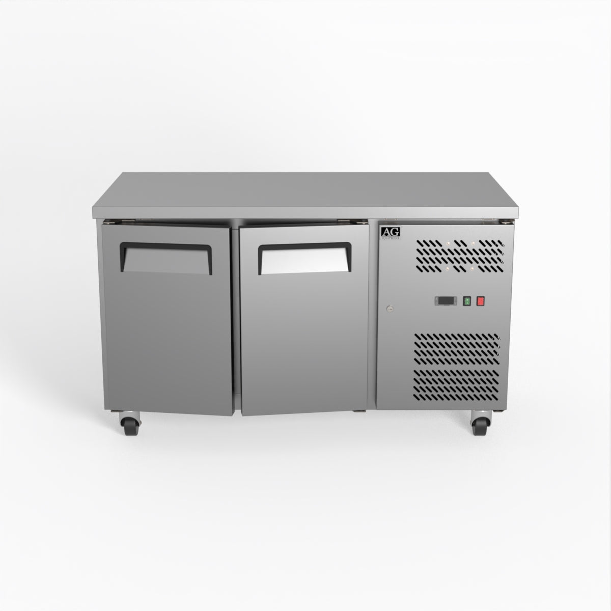 Commercial Under Counter Freezer - 2 Door Worktop Freezer 700mm Depth GNX2100BT for Restaurants, Bars & Catering Businesses