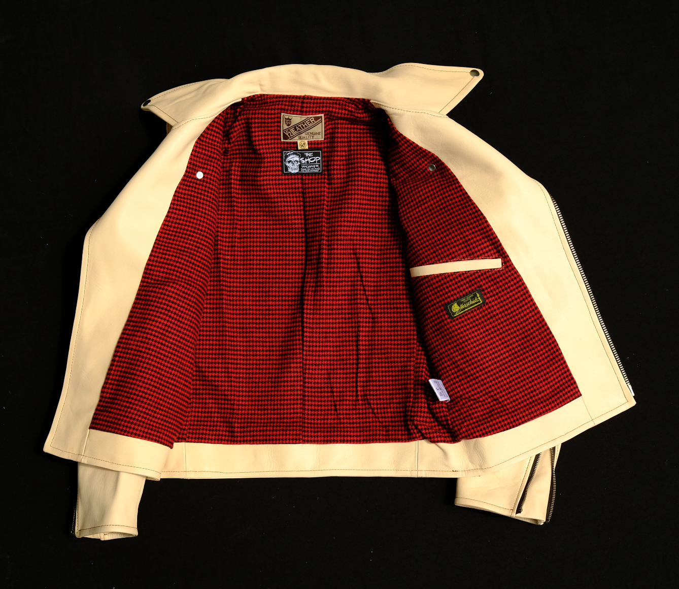 Vancouver NH 55 Saddle Horse D Pocket Double Riders Jacket - Classic Biker Style for Men & Women - Perfect for Motorcycle Riding, Casual Outfits & Outdoor Adventures