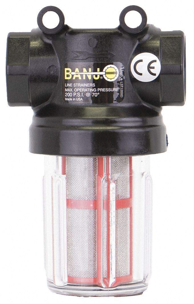 80 Mesh Mini T-Line Strainer with 177 Microns Filter, 3/4 Inch Pipe Size - LSTM075-80C | Perfect for Home Brewing, Aquariums, and Industrial Liquid Filtration