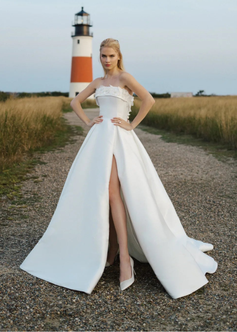 Anne Barge Burke Wedding Dress - Size 10 | Elegant A-Line Bridal Gown for Church Ceremony & Formal Events