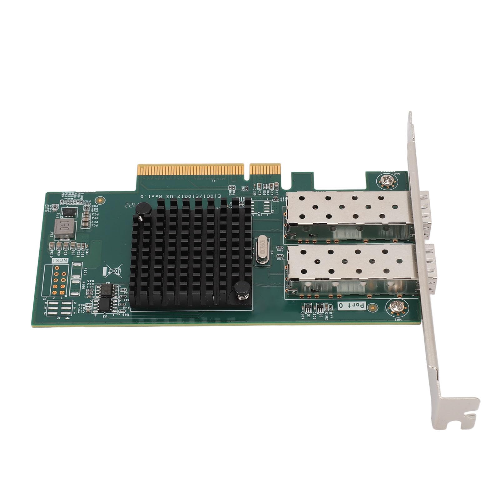 Jiawu Dual Port Gigabit Ethernet PCI-E Network Card for PC Desktop - High-Speed 1000Mbps LAN Adapter for Gaming, Streaming & Server Use