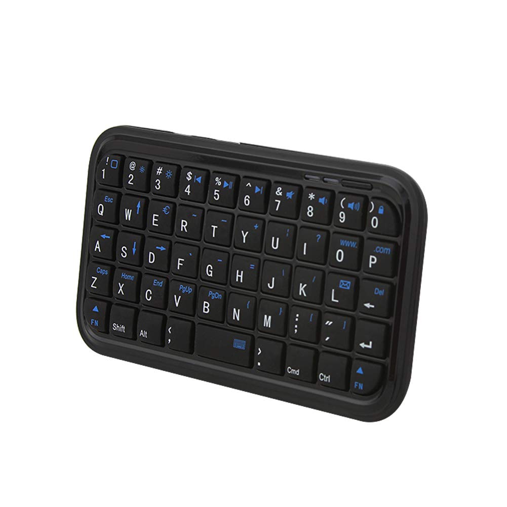 Bluetooth 3.0 Wireless Keyboard - Rechargeable Slim Portable Mini Keyboard with 49 Keys for PC, Laptop, Tablet & Smartphone | Perfect for Travel, Office & Home Use