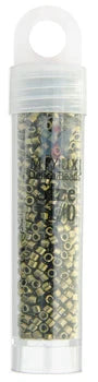 11/0 Delica Beads #0456 Olive Green Nickel Plated (5.2g) - Perfect for Jewelry Making, Beading Crafts, and DIY Projects