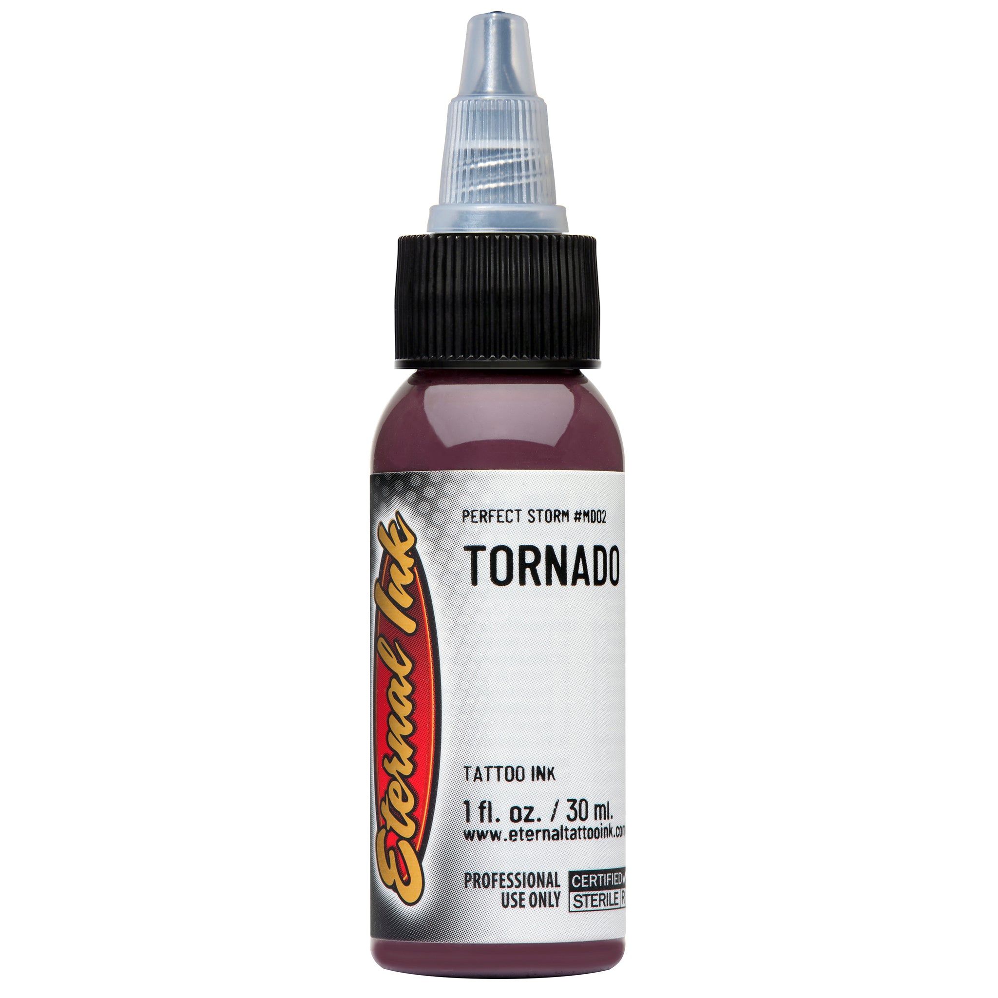 Eternal Perfect Storm Tornado Ink 1oz - Premium Waterproof Calligraphy Ink for Artists - Perfect for Drawing, Painting & Tattoo Designs