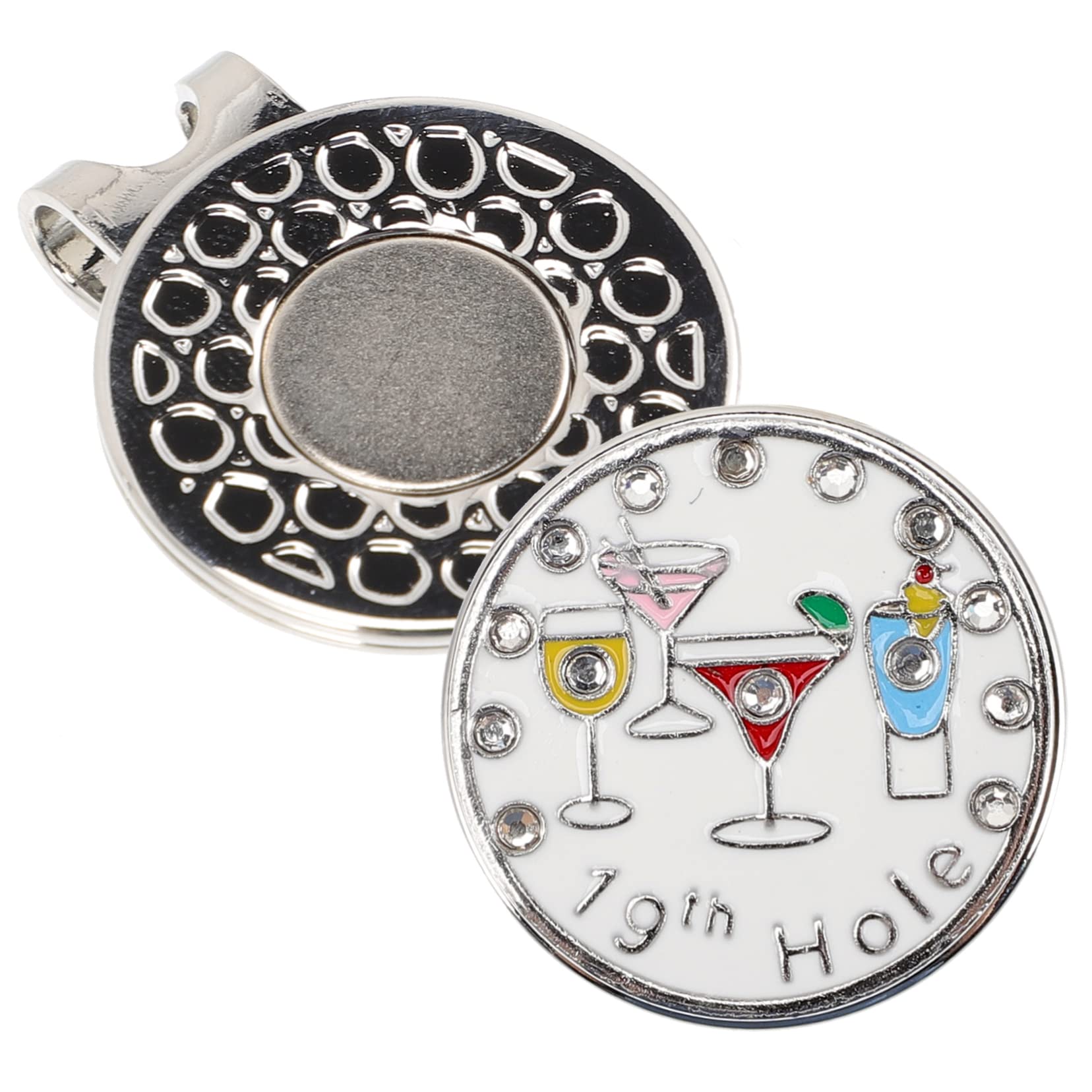 BESPORTBLE Golf Hat Clip Marker - Iron Kermit Golf Ball Marker Belt Clip with Portable Alloy Design - Perfect for Golf Accessories & On-Course Convenience