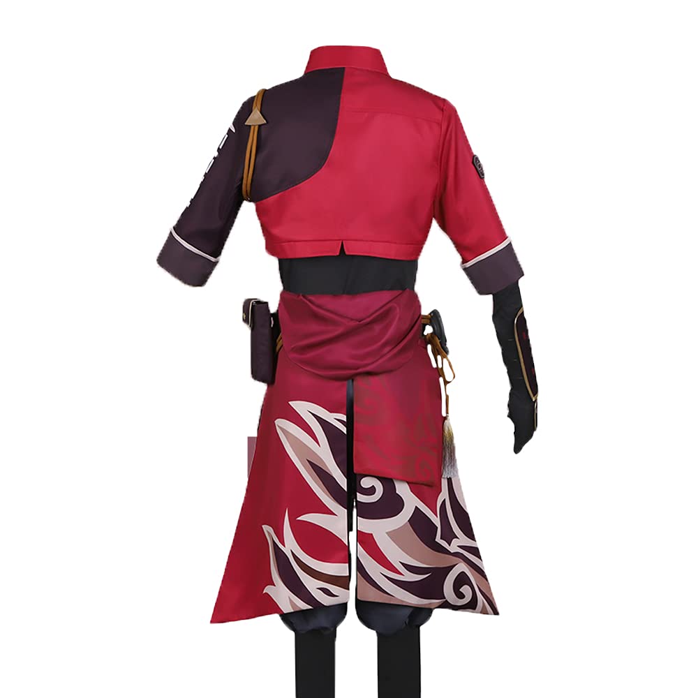 Genshin Impact Thoma Cosplay Costume Full Set - Anime Character Outfit for Halloween, Conventions & Cosplay Events