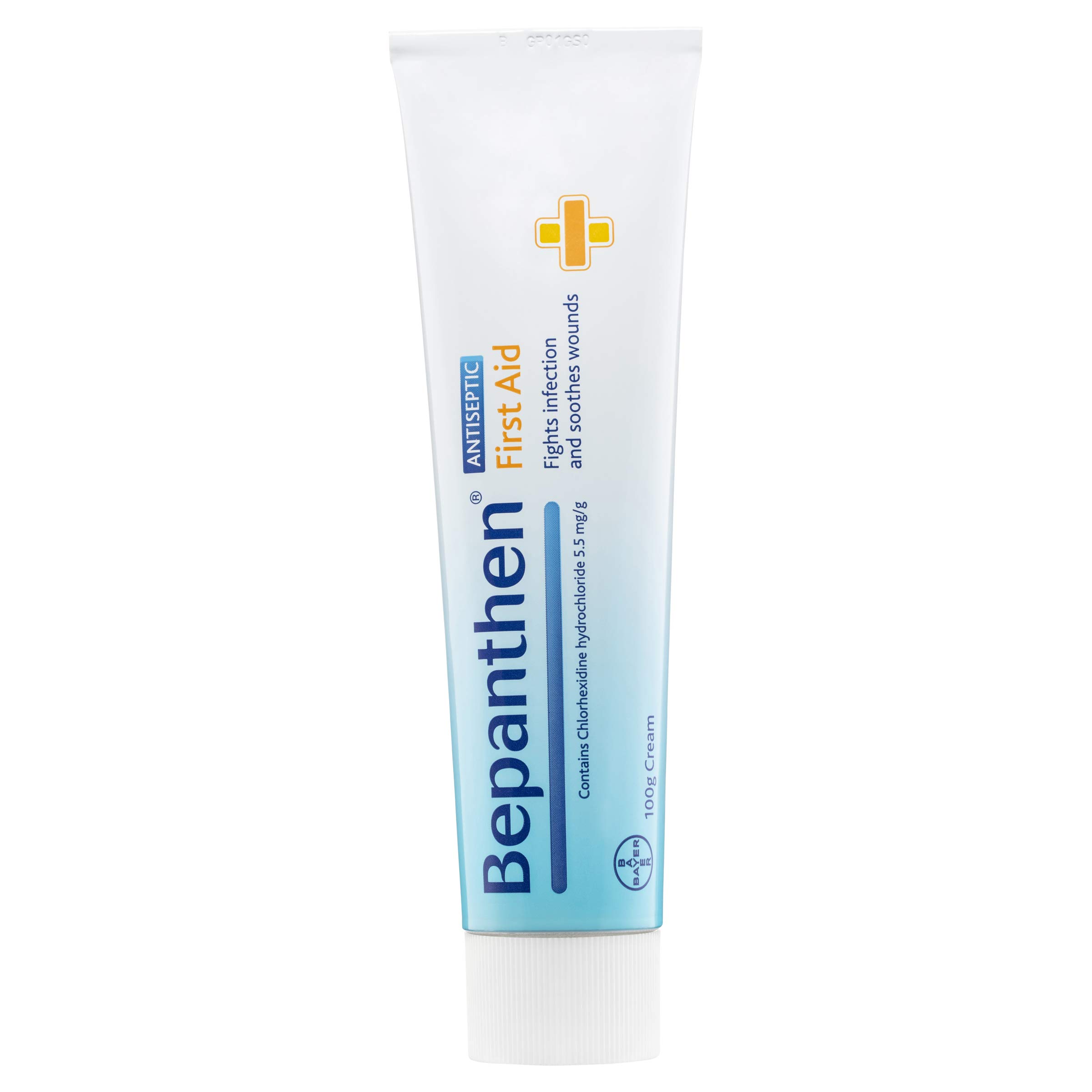 Bepanthen First Aid Antiseptic Cream 100g - Wound Healing Ointment for Cuts, Burns & Skin Irritations | Perfect for Home, Travel & Emergency Kits