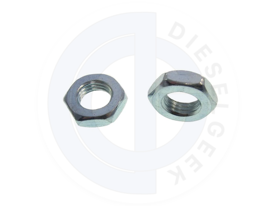 12mm Jam Nut - High-Quality Stainless Steel Lock Nut for Automotive, Machinery & DIY Projects - Secure Fastening Solution for Bolts and Screws