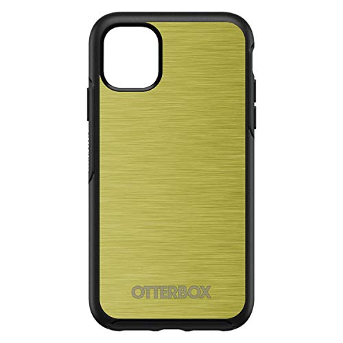 Yellow Stainless Steel Image Print On Black Case