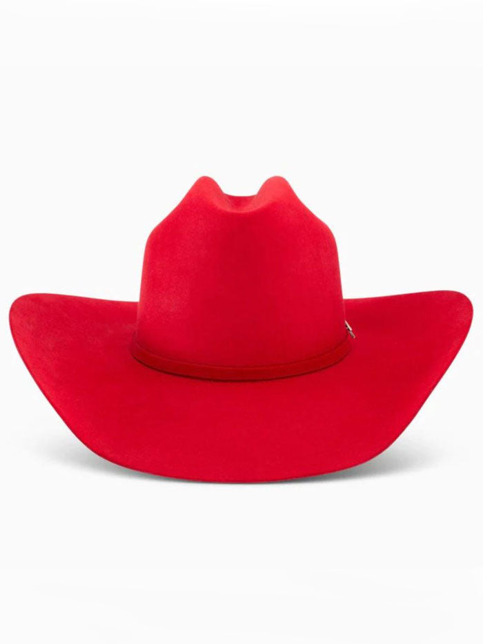 Resistol RFACAC RB42AR AC Electric Collection Candy Apple Red Cowboy Hat - Western Style for Men & Women - Perfect for Rodeo, Country Music Festivals & Outdoor Adventures