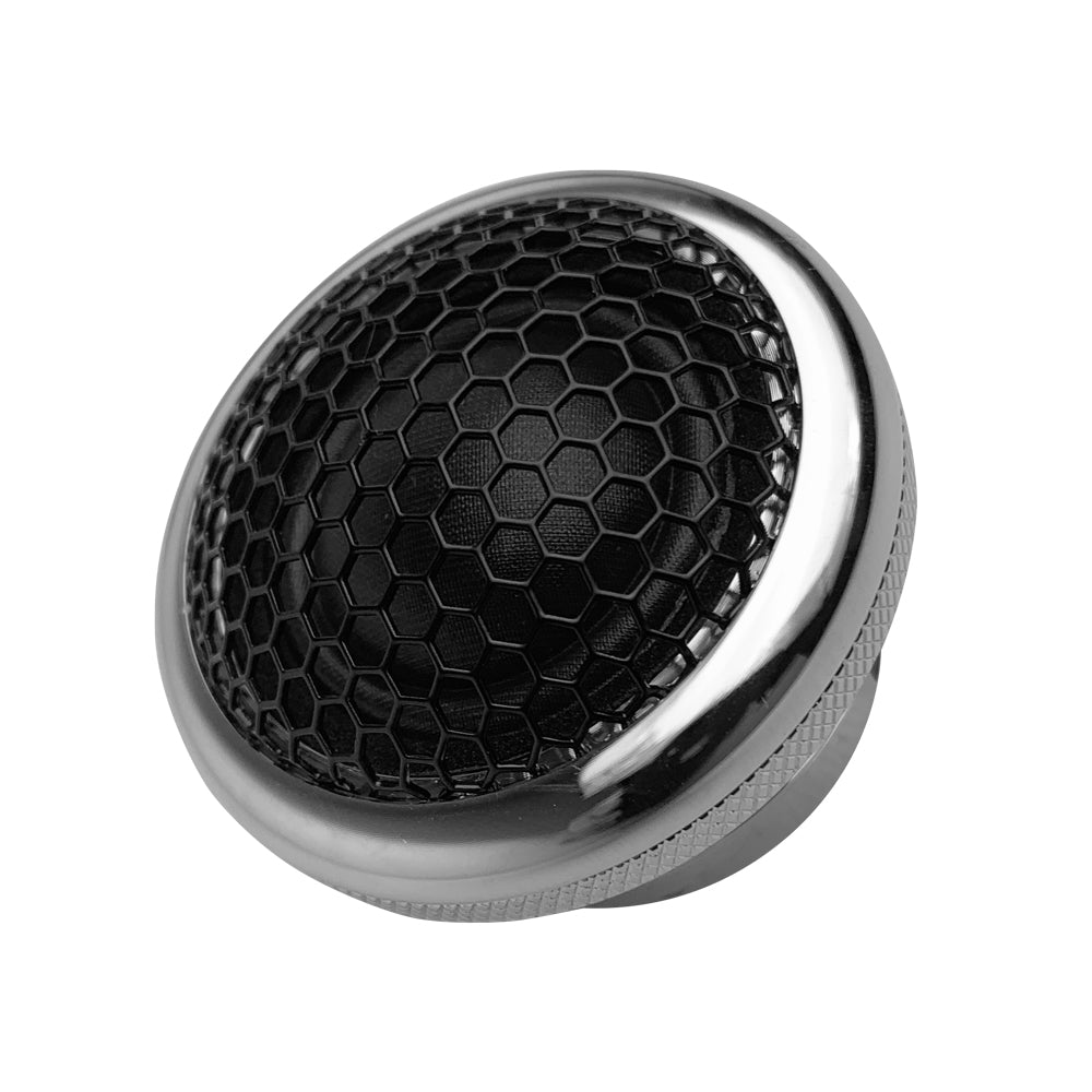 CT25 Carbon Series 25mm Silk Tweeter Set - High Performance Audio Tweeters for Car & Home Stereo Systems
