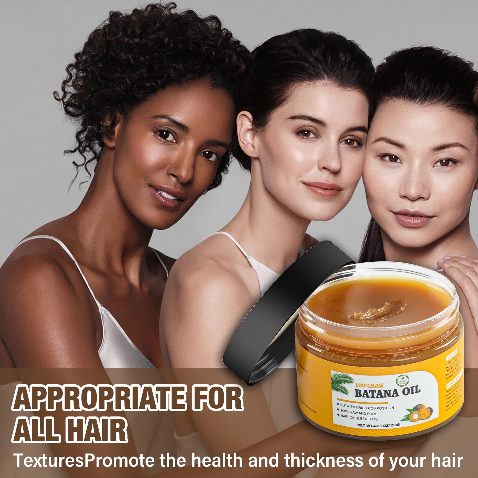 100% Pure Natural Raw Batana Oil for Hair Growth & Thickness | Organic Honduran Batana Oil | Prevent Hair Loss | Stimulates Hair Follicles | For Men & Women | Perfect for Daily Hair Care & Scalp Treatment