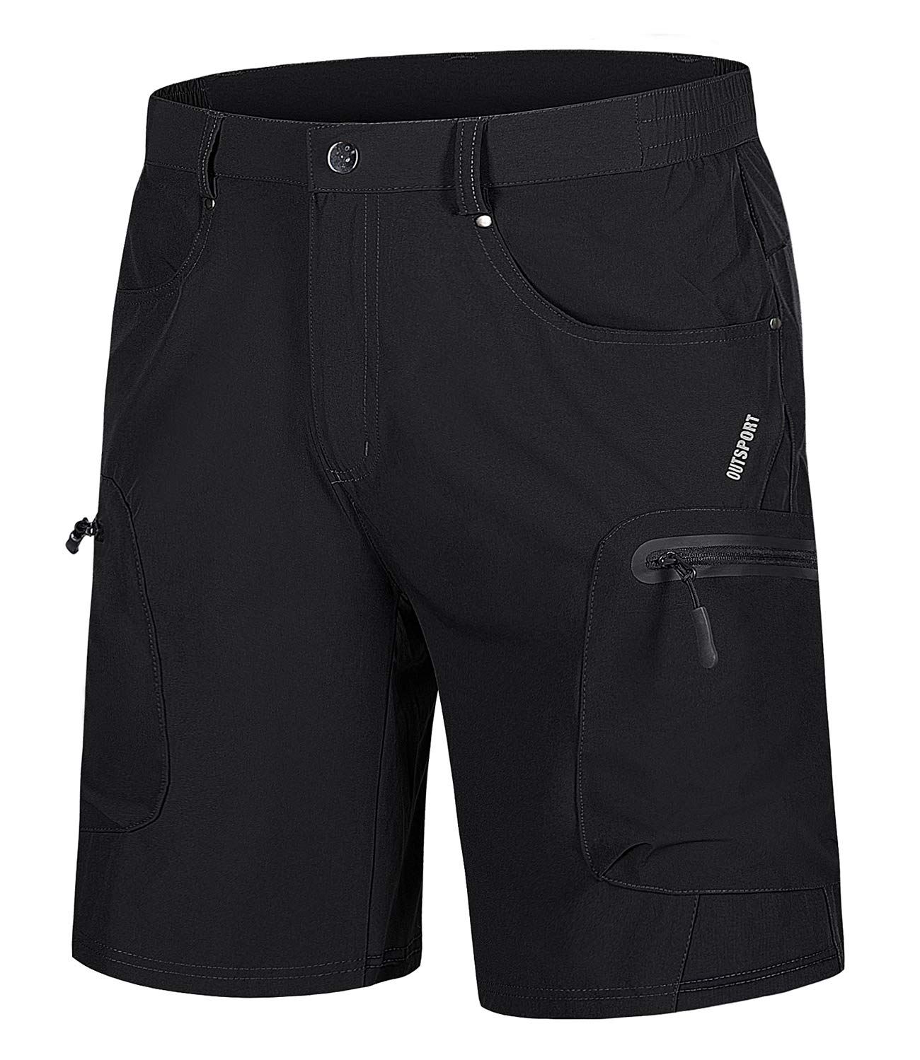 TACVASEN Men's Quick Dry Hiking Shorts - Lightweight Athletic Training & Fishing Shorts with Multiple Pockets - Perfect for Outdoor Adventures, Travel & Gym Workouts